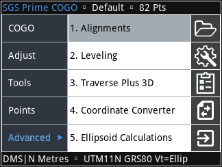 Prime Advanced Menu