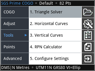 Prime Tools Menu